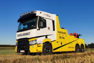 Zware lepelwagen voor het takelen van vrachtwagens